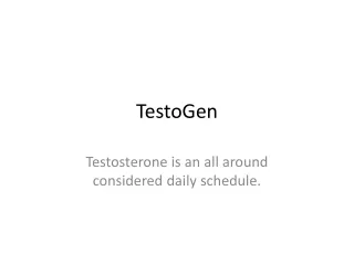 TestoGen : Ways To Help Increase Testosterone Levels Increases In Strength