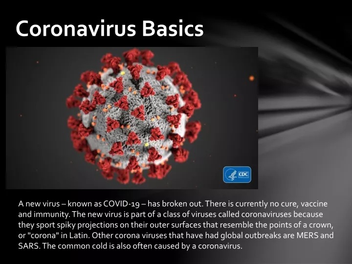 coronavirus basics