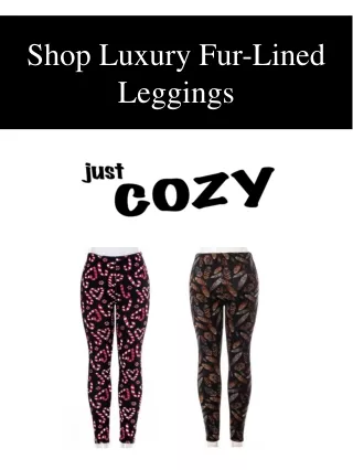 Shop Luxury Fur-Lined Leggings