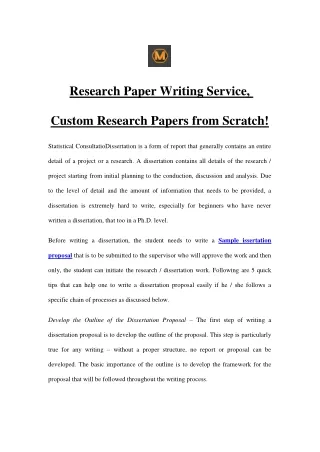 research paper writing service