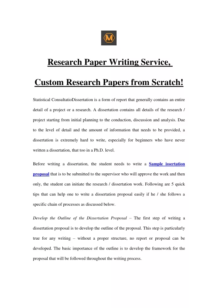 research paper writing service