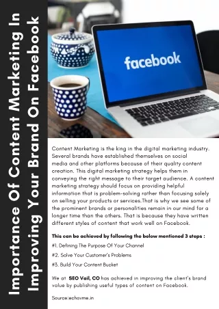 importance of content marketing in