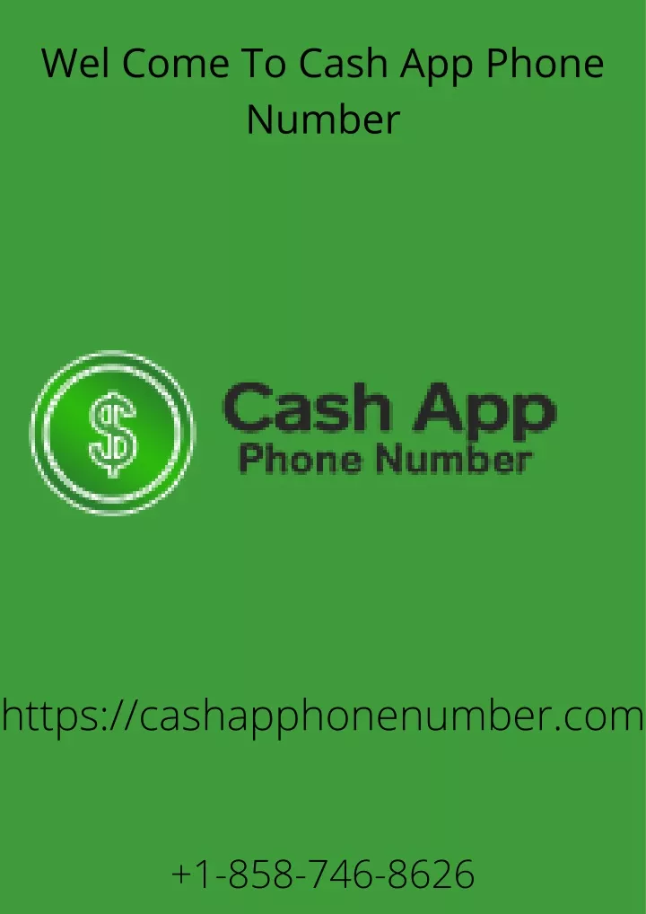 wel come to cash app phone number