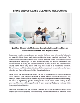 shine end of lease cleaning melbourne