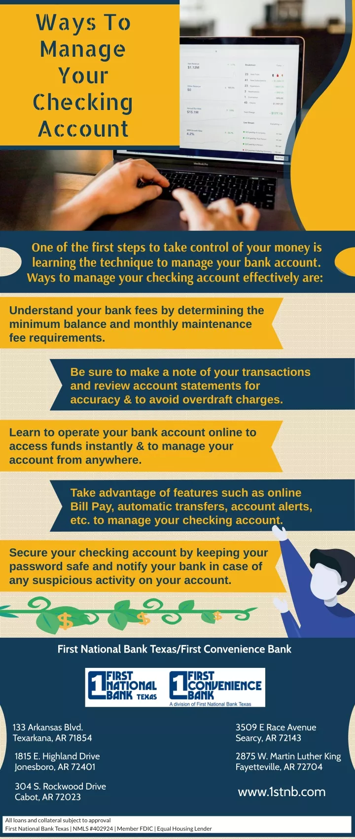ways to manage your checking account