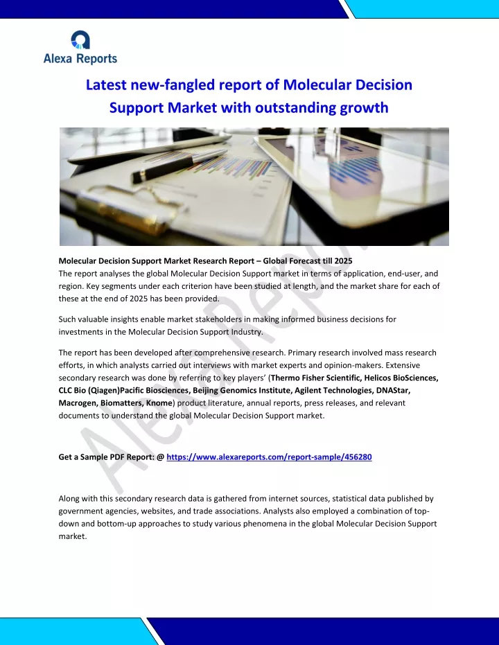 latest new fangled report of molecular decision