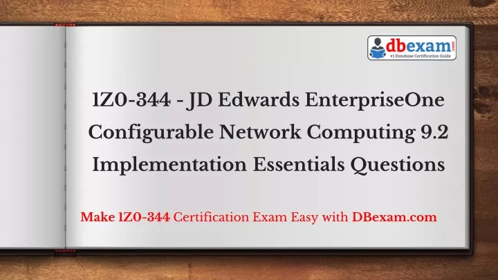 1z0 344 jd edwards enterpriseone