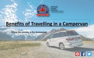 Benefits of Travelling in a Campervan