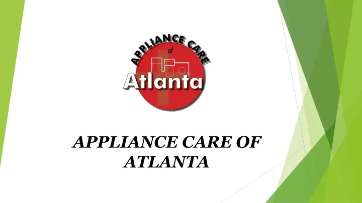 appliance care of atlanta