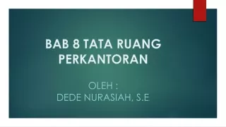 Tata Ruang Perkantoran