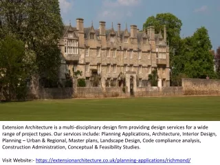 Planning Applications & Architects in Richmond