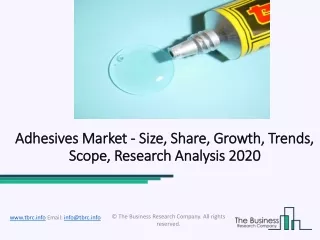 adhesives market adhesives market size share