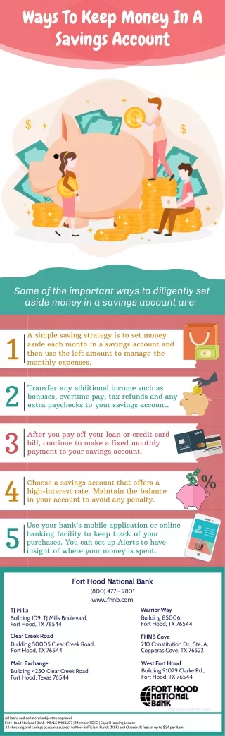 Ways To Keep Money In A Savings Account
