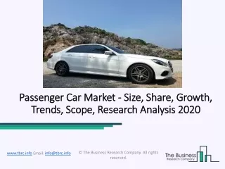 passenger passenger car market car market size
