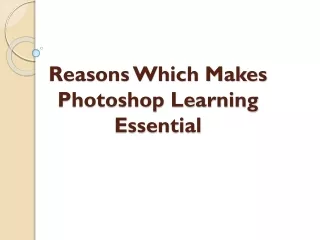 Photoshop 2020 Essential Training