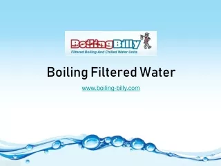 Boiling Filtered Water - www.boiling-billy.com