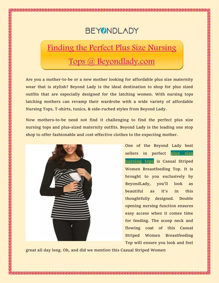 finding the perfect plus size nursing
