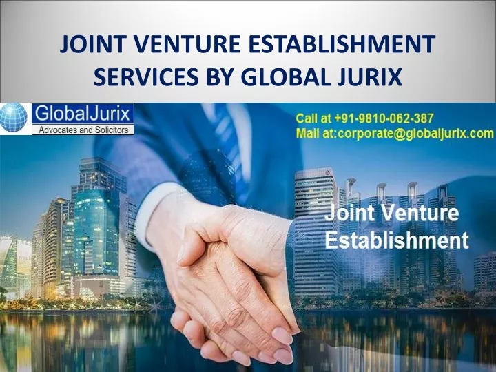 joint venture establishment services by global jurix