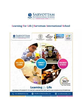 Best School In Greater Noida | Sarvottam