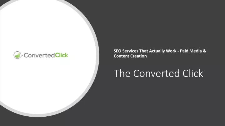 the converted click