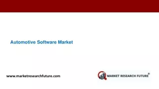 automotive software market