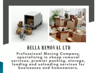 Moving and Unpacking services London