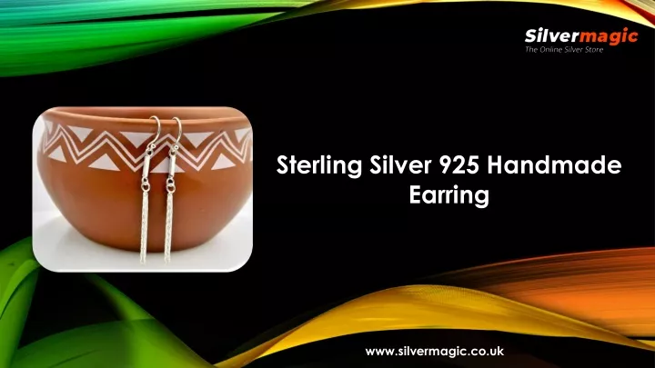 sterling silver 925 handmade earring