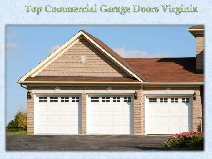 top commercial garage doors virginia