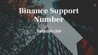 Binance Support Number【1(856) 295-1229★】