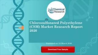 chlorosulfonated polyethylene csm market research
