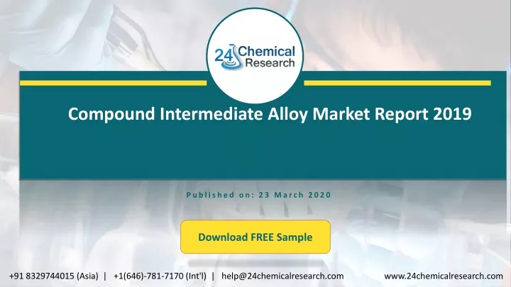 compound intermediate alloy market report 2019