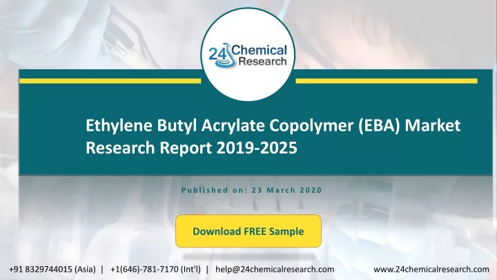 ethylene butyl acrylate copolymer eba market