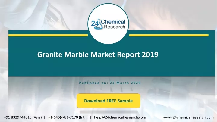 granite marble market report 2019