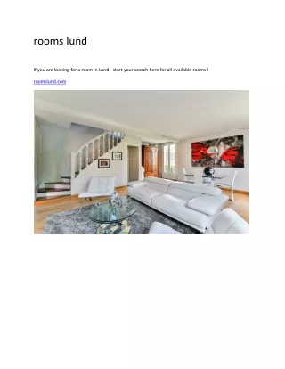 rooms lund