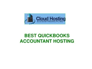 Why to select QuickBooks Accountant Hosting for your business