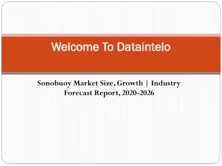 Sonobuoy Market Size, Growth | Industry Forecast Report, 2020-2026