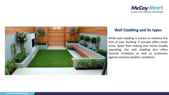 wall cladding and its types