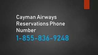 Cayman Airways Reservations | Number | Cheap Flight Booking