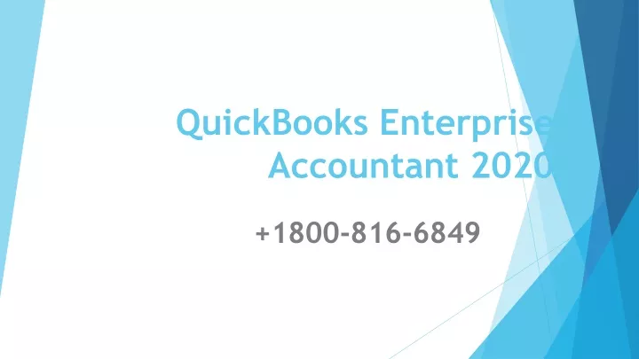 quickbooks enterprise accountant 2020