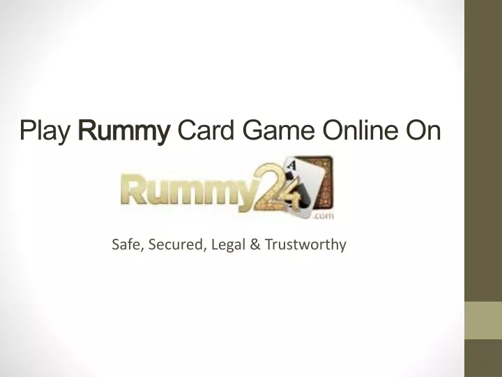 play rummy card game online on