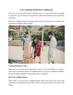 Top 3 Destination Wedding Planning  Tips - slide 1
