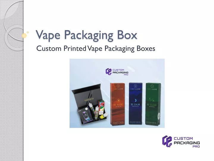 vape packaging box