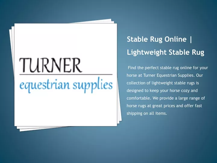 stable rug online lightweight stable rug