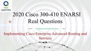 2020 cisco 300 410 enarsi real questions