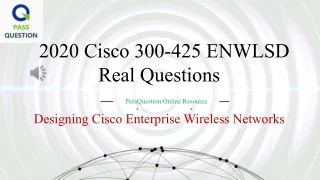 2020 cisco 300 425 enwlsd real questions