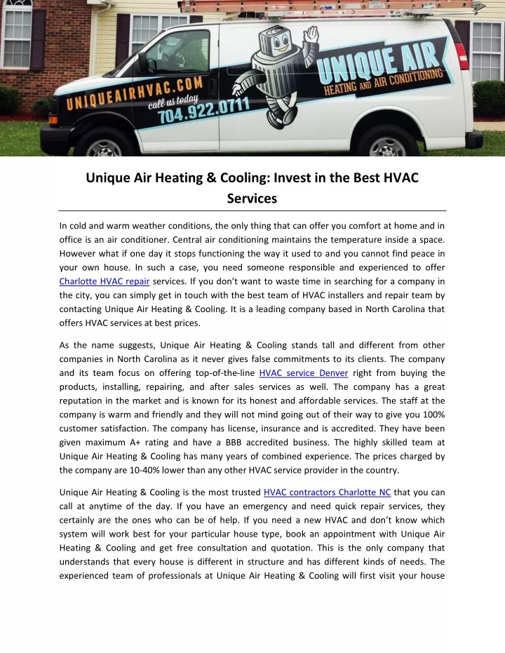 unique air heating cooling invest in the best
