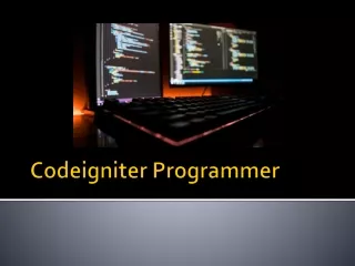 Codeigniter Programmer - 6 Key Reasons Codeigniter Is Still Favored