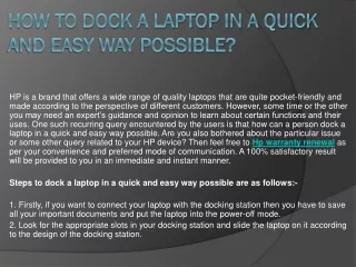 HP laptop warranty Australia getting a better deal online