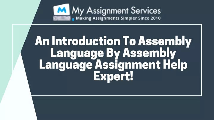 an introduction to assembly language by assembly
