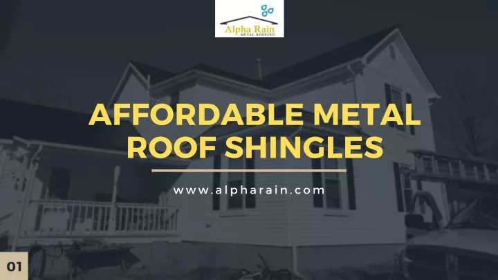 affordable metal roof shingles